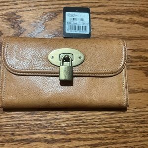 Mulberry lock long wallet